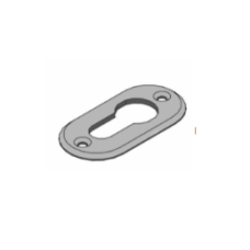 ESPELHO DA FECHADURA NYLON 330 BRANCO